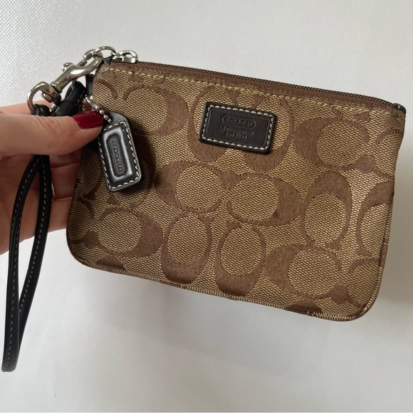 Coach Handbags - Vintage Coach Wristlet Brown Wallet